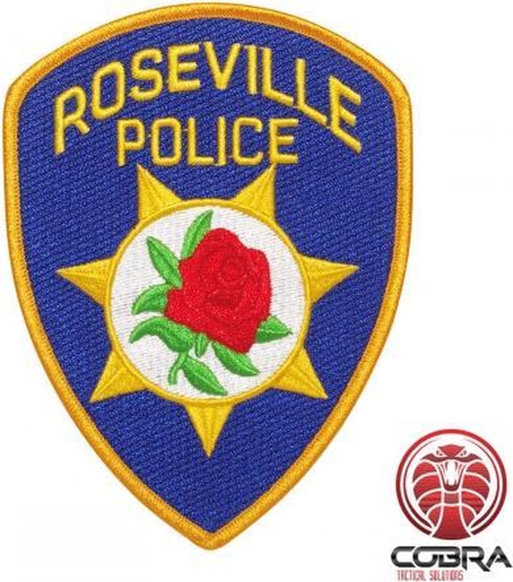 Roseville Police geborduurde patch | Strijkpatches | Military Airsoft